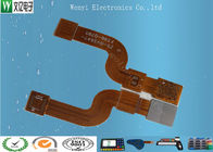Câble flexible de circuit imprimé de polyamide de renfort d'acier inoxydable lancement de doigt d'or de 0,5 millimètres