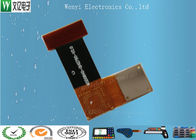 bouclier flexible simple d'IEM de circuit imprimé du côté FPC de doigt d'or de 0.2mm avec le film électromagnétique noir de couverture