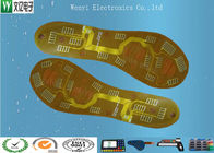 Circuit imprimé flexible du lancement FPC de l'or 1mm d'évier de 0,5 onces, circuit de câble d'utilisation de massage de pied