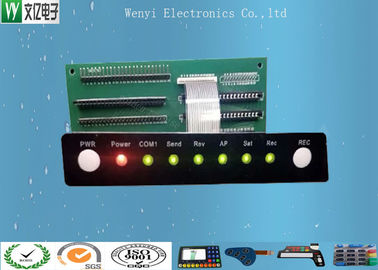 Circuit de SMT avec le contact à membrane principal gravant en refief lumineux par contre-jour de LED